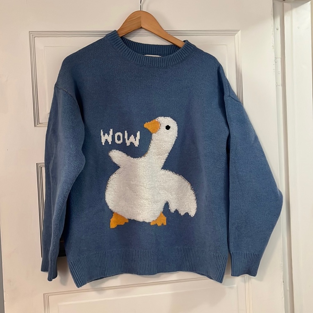 Aelfric Eden Wow Goose Sweater - size S